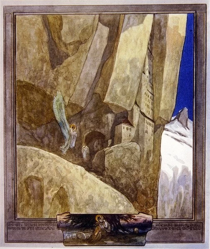 Illustrazione dalla Divina Commedia di Dante, Paradiso, Canto XXI